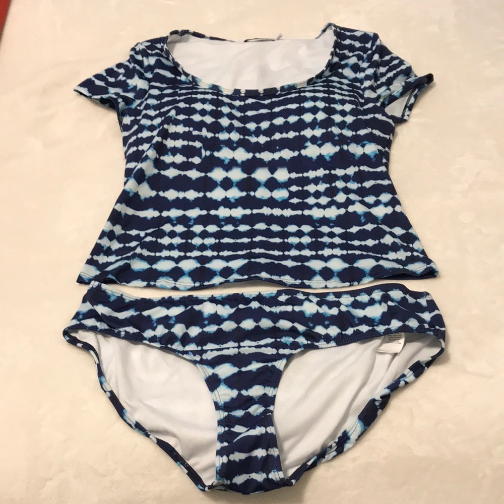 NWOT Just Fab SZ L Navy SwimSuit